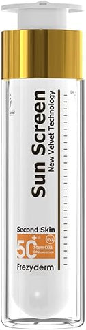 Protetor Solar FrezyDerm Sun Screen “Velvet” Tecnologia Segunda Pele Rosto Sem Cor FPS50