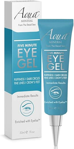 Gel para Olhos Inchados – Resultados Instantâneos – Redução Rápida e Natural – Elimine Rugas, Inchaço e Bolsas – Gel Hidratante para Olhos com Extrato de Chá Verde por Aqua Mineral – 30ml