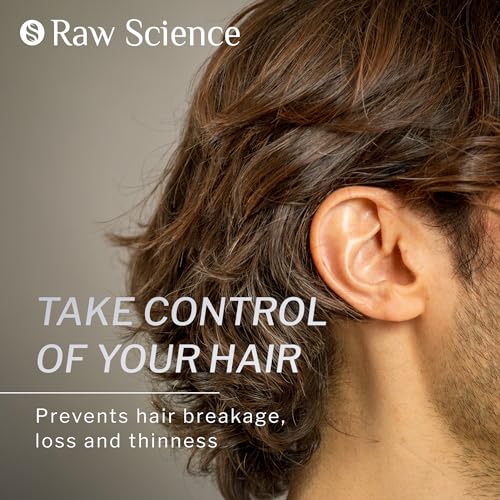 S RAW SCIENCE - Pílulas de Bloqueador de DHT para o Crescimento Capilar – Vitaminas para o Crescimento Capilar: Saw Palmetto para Homens