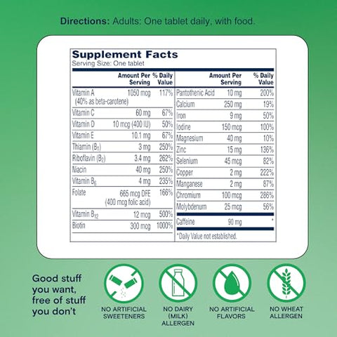 ONE A DAY - Multivitamínico One A Day Energy – Suporte Energético Diário para Energia Física – 60 comprimidos