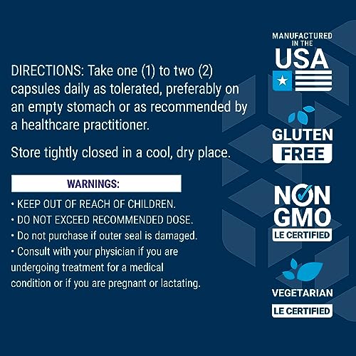 Super R-Lipoic Acid 240 mg – Suporte à Energia Celular – Suplemento Anti-Envelhecimento e Saúde do Fígado – Sem OGM, Sem Glúten – 60 Cápsulas Vegetarianas - Life Extension