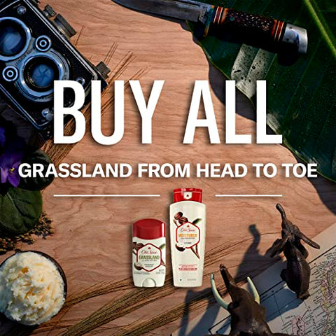 Sabonete Líquido para Homens Hidratante com Manteiga de Karité, 30 ml (Pacote com 4) - Old Spice