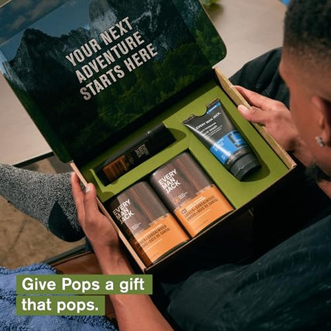 Every Man Jack - Conjunto Presente Banho e Corpo Every Man Jack Amber Sandalwood – Ingredientes Naturais