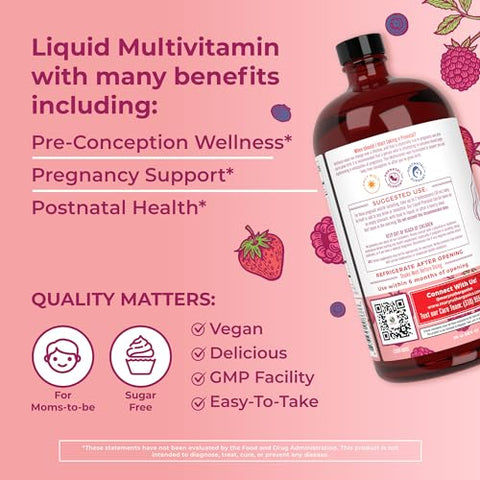 MaryRuth Organics - MaryRuth’s Postnatal: Suplemento Pós-Parto para Nutrição Materna – 60 Cápsulas Veganas  de Confiança