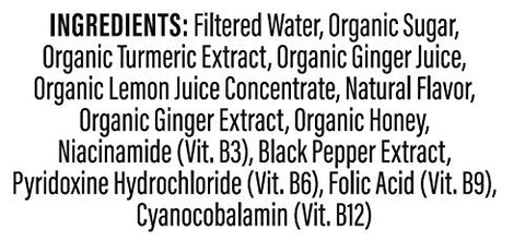 Turmeric Time - Turmeric Shots – Gengibre, Citrus – 100% Natural – 30ml – Saúde e Bem-Estar