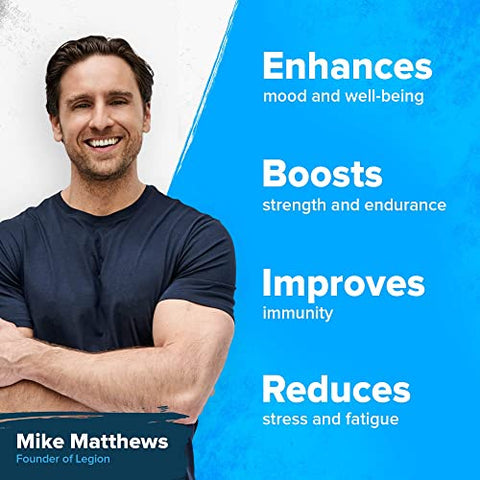 Triumph – Vitaminas Esportivas para Homens – Multivitamínico Completo para Homens – Vitaminas Diárias para Homens para Impulsionar Saúde e Desempenho – Multivitamínico Masculino com 21 Vitaminas - LEGION