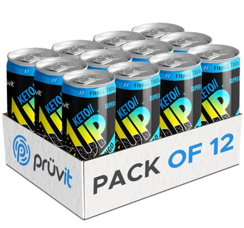 PRÜVIT - Toucan Tango Keto//Up® Drink – Bebida Pronta para Consumo com Cetonas para Foco para Homens e Mulheres – 12 Pack
