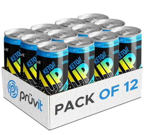 PRÜVIT - Toucan Tango Keto//Up® Drink – Bebida Pronta para Consumo com Cetonas para Foco para Homens e Mulheres – 12 Pack