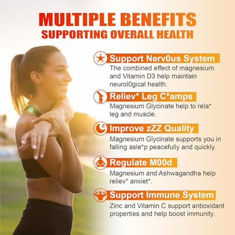 Maennyliy - Calcium 1200 mg com Vitamina D3 Gummies para Adultos – Citrato de Cálcio com Vitamina D3 K2, Magnésio, Zinco, Boro, Cobre e Ashwagandha – Suplemento de Cálcio de Absorção Extra para
