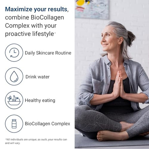 Bio Collagen Complex – Colágeno Vegetal com Biotina Altamente Absorvível para Apoiar a Pele Jovem, Saúde Capilar e Força Muscular – Fórmula Vegana com Lustriva - ACTIVATEDYOU