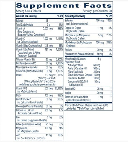K* PAX - KPAX Immune – Suplemento Energético de Alta Potência para Mitocôndrias – Antioxidante Multivitamínico Completo 120 Comprimidos