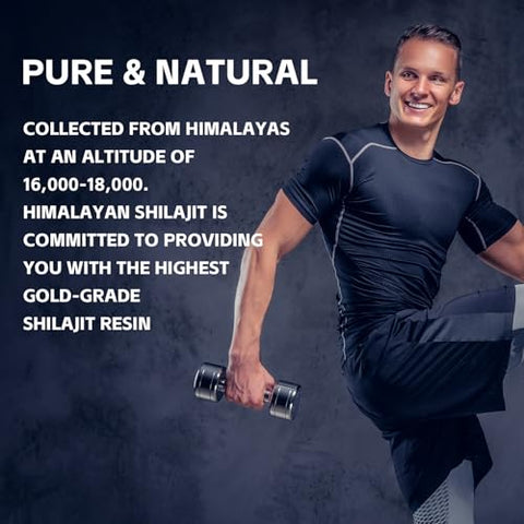 Fristfei - Shilajit Resina Pura 100%% – Orgânica do Himalaia para Homens – 30g