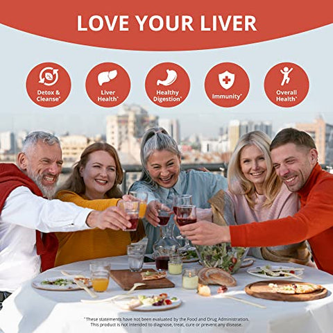 NuBest - Desintoxicação do Fígado – Limpeza e Renovação com Ingredientes Naturais | Marca: Liver Cleanse Detox