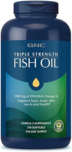 Ômega 3 Triplo 1000mg – 210 Cápsulas (210 Porções) - GNC