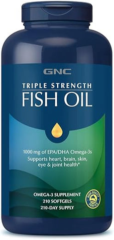 Ômega 3 Triplo 1000mg – 210 Cápsulas (210 Porções) - GNC