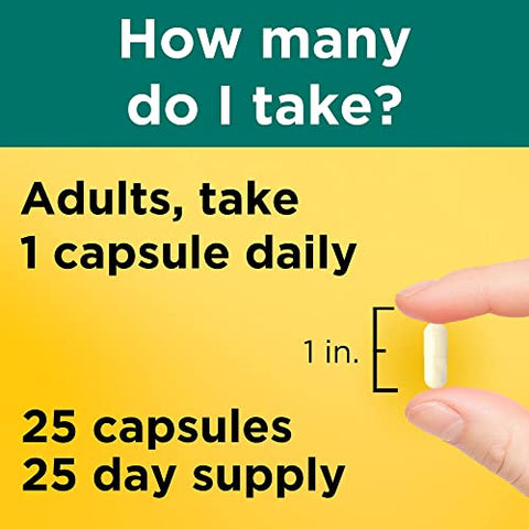 Ultra Strength 12 Strain Digestive Probiotics – 25 Cápsulas – Fórmula Avançada para Saúde Digestiva – Homens e Mulheres – Suplemento Probiótico de Alta Potência - Nature Made