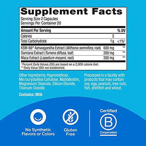 Lovin Libido Cápsulas – Aumente o Desejo com Ashwagandha e Maca  OLLY - OLLY