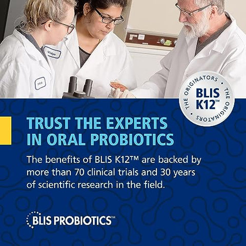 Probióticos ThroatHealth – Suporte à Imunidade da Garganta, 2,5 Bilhões de UFC, Probióticos Orais - BLIS