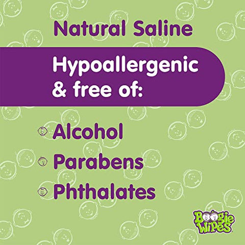 Lenços Salinos para Bebê para Rosto e Corpo – Higiene e Conforto - Boogie