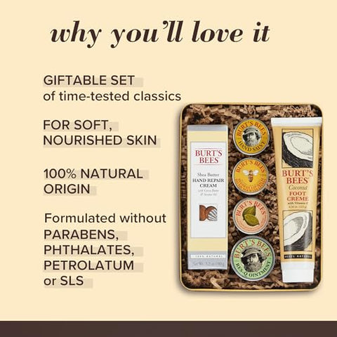 Burt's Bees - Burt’s Bees Apreciação do Professor – Presente Especial para Professores – 100% Natural – 50g