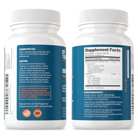 Probióticos Imunidade Profunda – 60 Cápsulas – 30 Bilhões UFC – Saúde Digestiva e Bem-Estar - Dr. Tobias