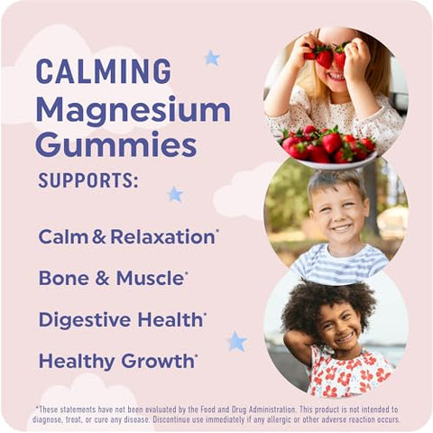MAV NUTRITION - Gomas Relaxantes de Magnésio para Crianças – Marca: Kids Relaxation – 60 g