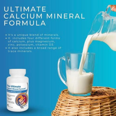 Vitamins | Fórmula Mineral de Cálcio Definitiva | Cálcio | Cabelo, Pele e Unhas | Comprimidos | 180 Unidades - Roex