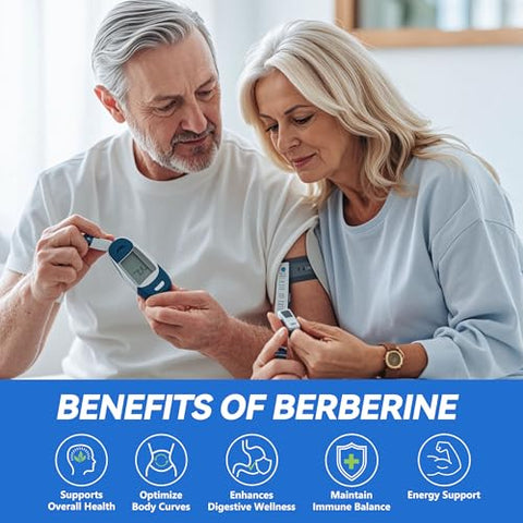 Manewu - Suplemento Premium de Berberina 1500mg com Berberina HCL e Canela do Ceilão – Marca em Destaque