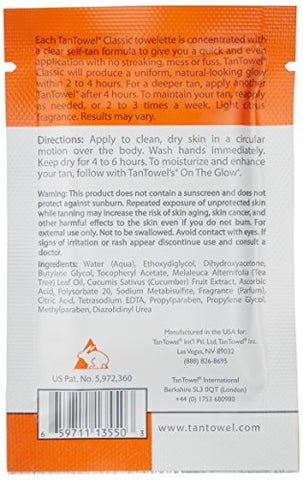 Autobronzeador Toalha Autobronzeadora Médio Escuro Clássico 10 Unidades - Tan Towel