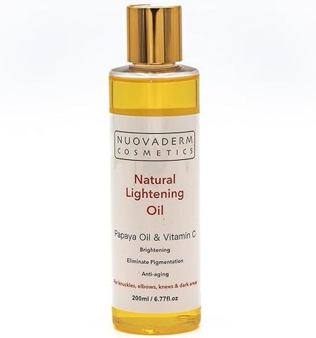 NUOVADERM - Óleo Clareador Natural com Papaia e Vitamina C – 30ml