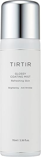 Mist Iluminador de Ácido Poliglutâmico 70ml, para Pele Fresca e Radiante, Spray Refrescante, Calmante e Preparador de Maquiagem - TIRTIR
