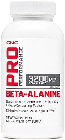 Pro Performance Beta-Alanine: 120 Tabletes, Suporte para Função Muscular - GNC
