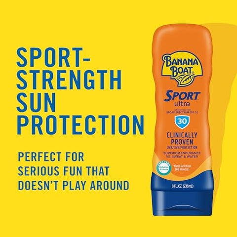 Protetor Solar Banana Boat Sport Ultra FPS 30, Loção 30ml, 24 unidades | Protetor Solar Tamanho Viagem, Protetor Solar Banana Boat FPS 30, Livre de Oxybenzone, Mini Protetor Solar FPS 30, 30ml