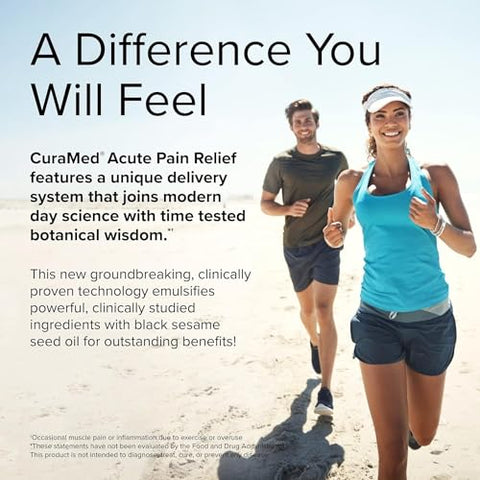 CuraMed Acute Relief – 120 Cápsulas Líquidas – com BCM-95 Curcumina, BOS-10 Boswellia – Melhor Marca de Produto - Terry Naturally