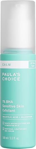 Paula's Choice - Paula’s Choice CALM 1%% Loção Esfoliante BHA para Pele Sensível, Ácido Salicílico para Poros Grandes e Entupidos, Acalma Vermelhidão, Indicado para Pele com Rosácea