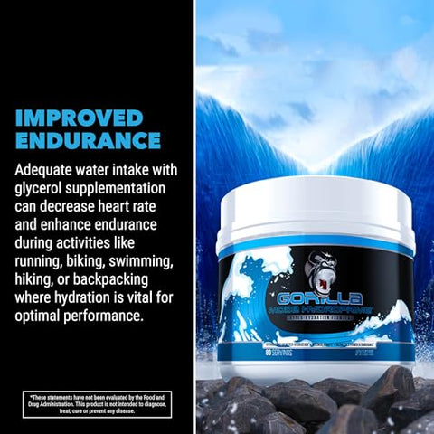 Hydroprime® – Fórmula Pré-Treino com Glicerol para Bombas Intensas · Hidratação Intramuscular · Aumento de Potência - Gorilla Mind
