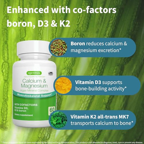 Igennus Healthcare Nutrition - Alga Calcium de Alta Absorção – Marca: Máxima Performance – 100g