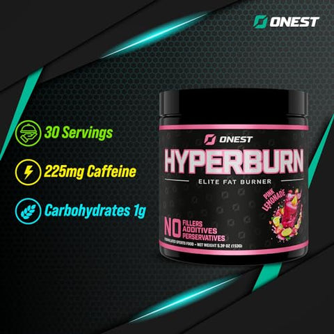 Hyperburn Thermogenic Powder – 153g (30 Porções) Aumento de Energia Potencializado - ONEST