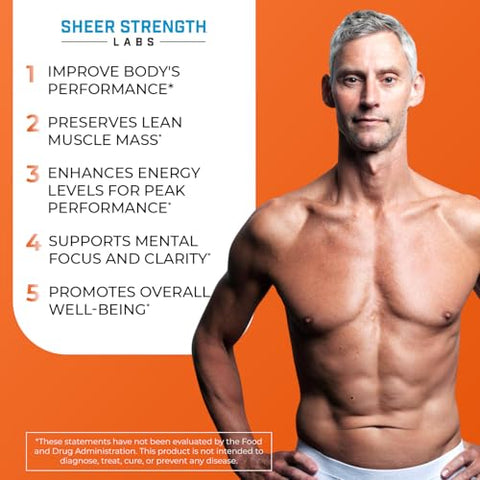 Suplemento Termogênico Capsaicina Premium para Homens, Mistura Livre de Jitter de Capsaicina, Rauwolscine, Forskohlii – 60 cápsulas - Sheer Strength Labs