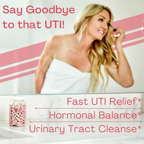 DOCTOR SAFE - Cranberry D-Mannose 1400mg – Suplemento para Saúde Urinária e Vaginal – Suporte Natural UT – Ação Rápida – Detox – 1400mg de Cranberry em Cápsulas