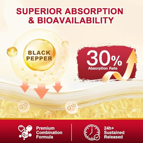 CoQ10-300mg com Trans-Resveratrol e PQQ – Potente Antioxidante para Saúde – 60 Cápsulas - ZEBORA