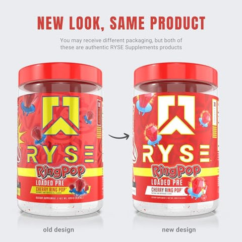 RYSE Up Supplements - Ryse Loaded Pré-Treino em Pó para Homens – Energia e Desempenho Máximo