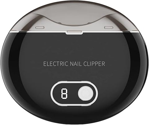 ksoia - Cortador de Unhas Automático Elétrico Recarregável – Aparador de Unhas Automático com Segurança, Lixa e Tesoura de Unhas – Presente para Cuidadores, Adultos e Crianças