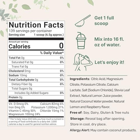 Pó Hidratante de Eletrólitos Micro Ingredients, 2lbs (139 Porções), Keto – Energize sua Hidratação