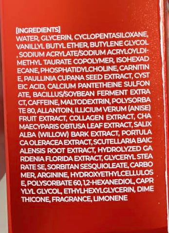 Generic - Inovação Bulgama Melhor Creme Corporal Queima Gordura Coreano 300ml/10.14 Fl oz, Vermelho