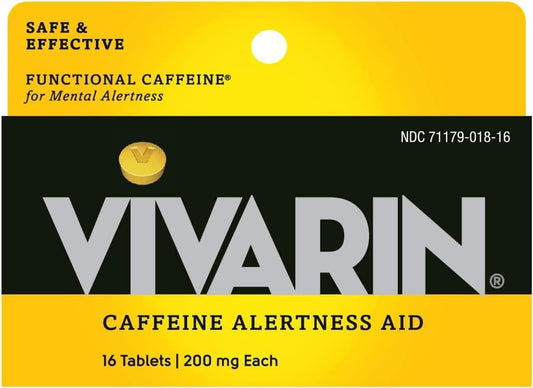 Comprimidos para Alerta com Cafeína, 16 un (Pacote com 5) - Vivarin