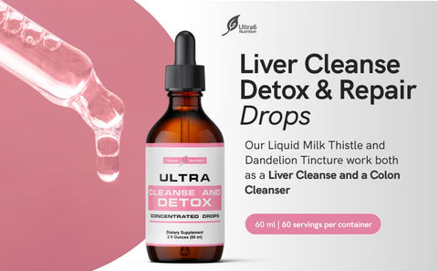 Ultra6 Nutrition - Desintoxicação do Fígado – Limpeza e Renovação com Ingredientes Naturais | Marca do Produto