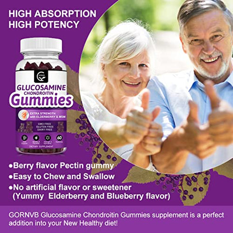 GORNVB - Gomas de Glucosamina Condroitina com MSM