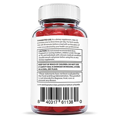 Justified Laboratories - (5 Pacotes) Gomas Lifetime Keto ACV Boost 1000MG com Suco de Romã, Beterraba e Vitamina B12 – 300 Gomas