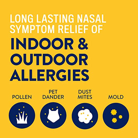 Spray Nasal, Alívio de Alergia 24 Horas, Antialérgico sem Esteroides, Congestão Nasal, Coriza - Astepro